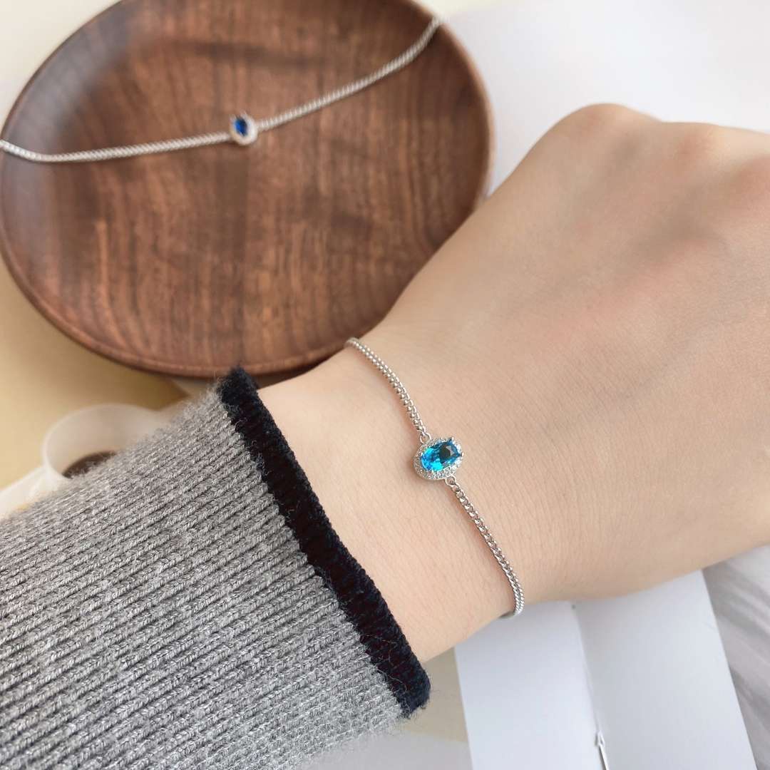 [Luxe Jewelry]Exquisite Oval Shape Bracelet
