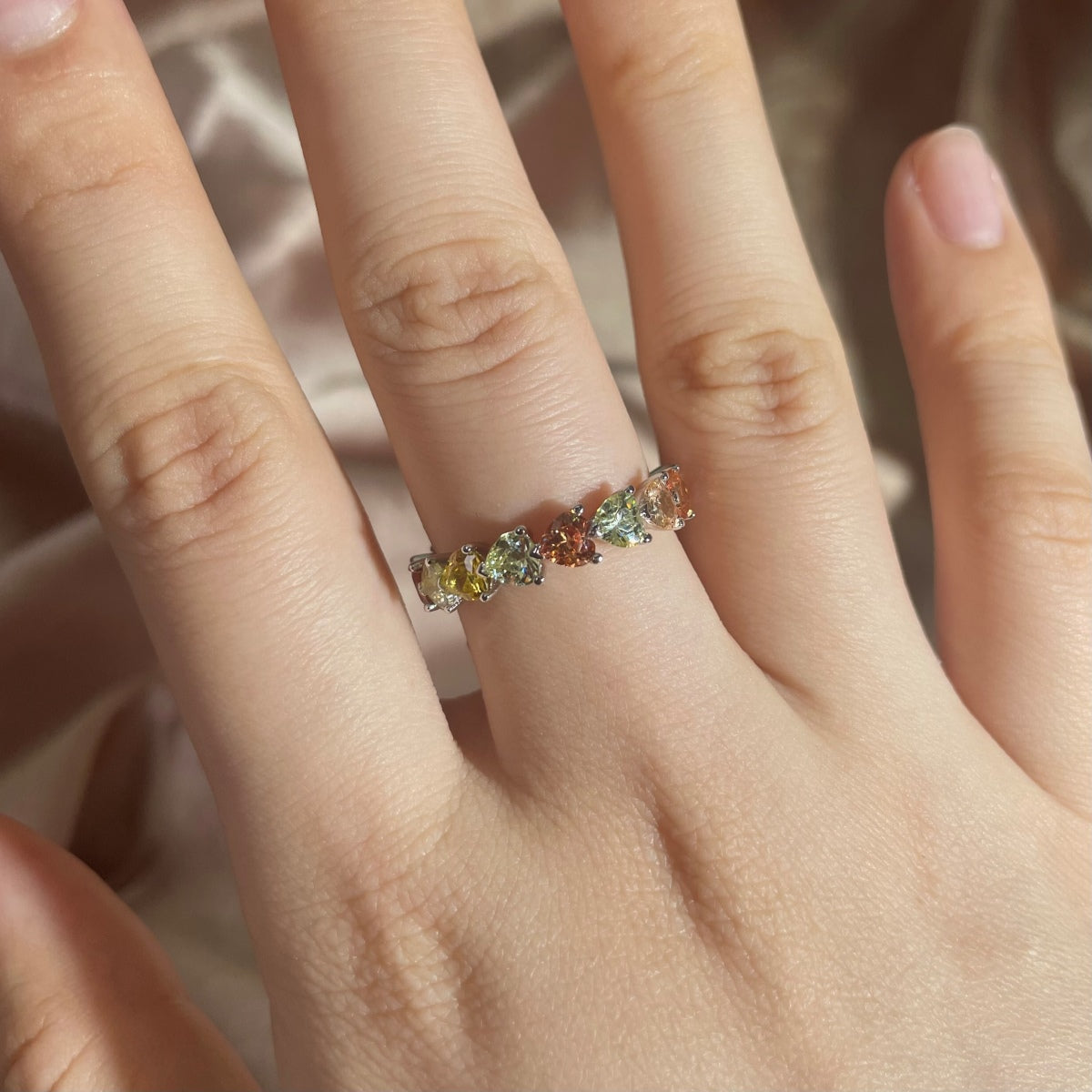 [Luxe Jewelry]0.25 Carat Radiant Romance Heart Cut Lover Ring