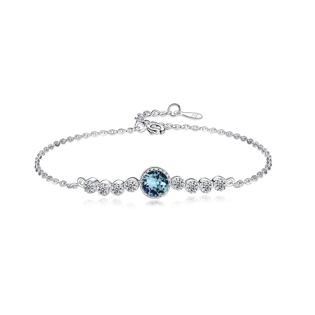 [Luxe Jewelry]Luxurious Heart Of The Ocean Bracelet