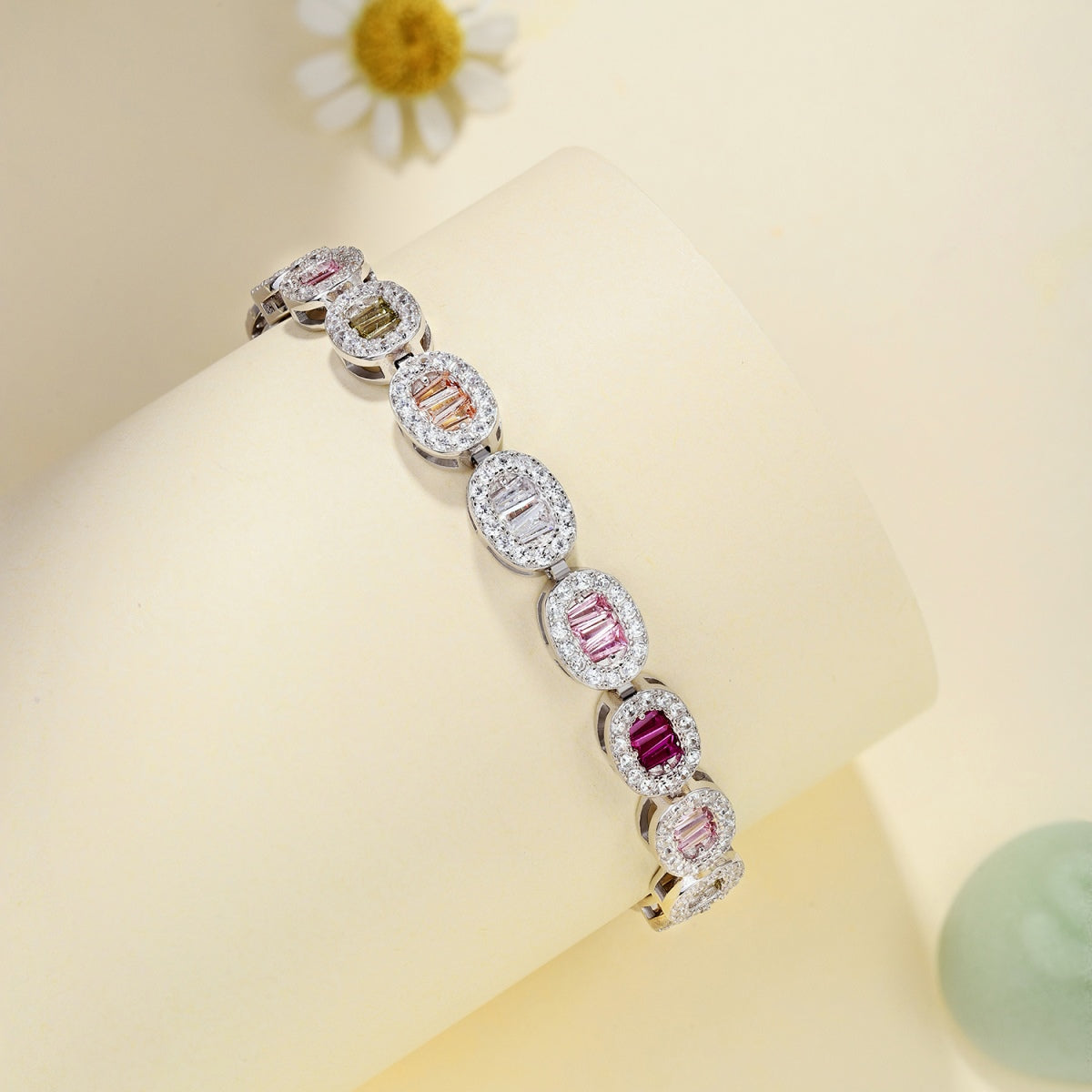 [Luxe Jewelry]Exquisite Ornate Emerald Cut Daily Bracelet