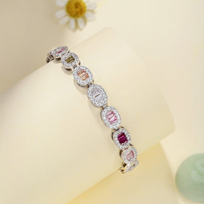 [Luxe Jewelry]Exquisite Ornate Emerald Cut Daily Bracelet