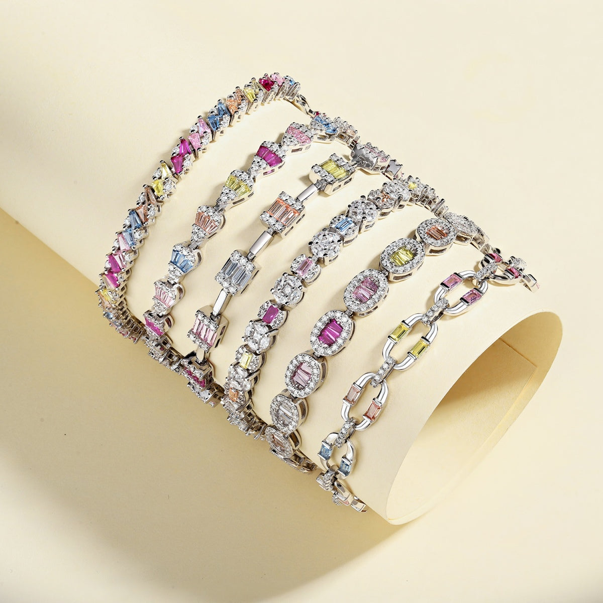 [Luxe Jewelry]Exquisite Ornate Emerald Cut Daily Bracelet