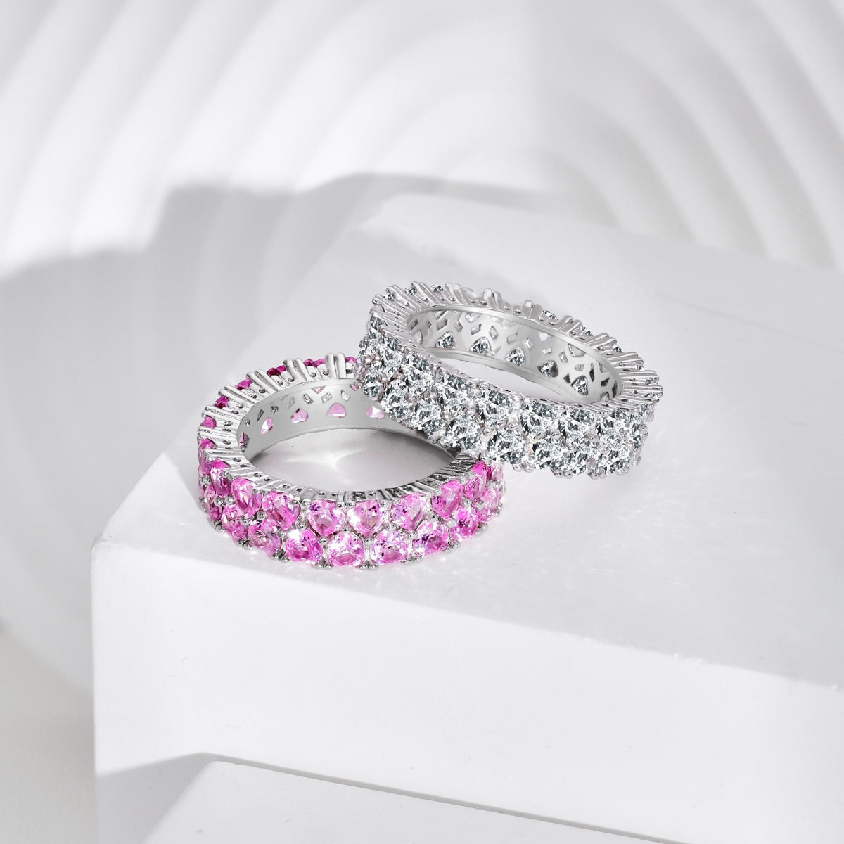 [Luxe Jewelry]Sparkling Full Heart Ring