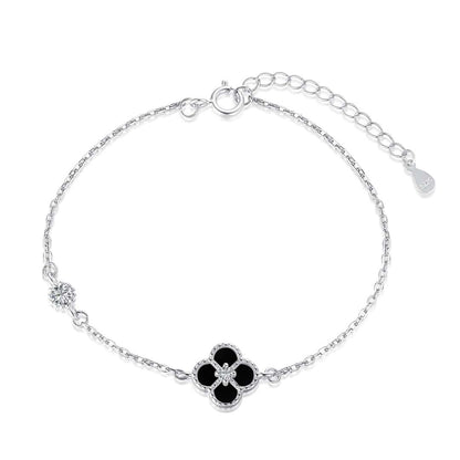 [Luxe Jewelry]Delicate Four Leaf Clover Bracelet