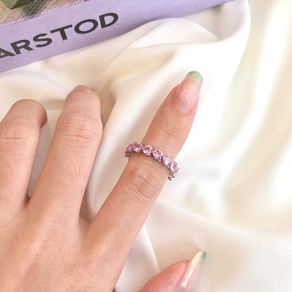 [Luxe Jewelry]0.25 Carat Radiant Romance Heart Cut Lover Ring
