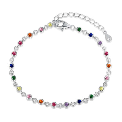 [Bijoux de luxe] Bracelet à perles colorées