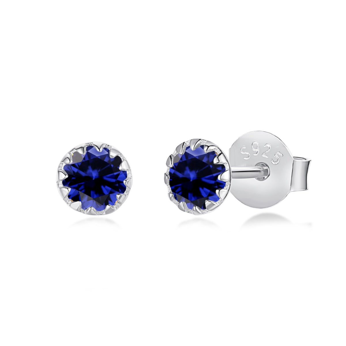 [Bijoux de luxe] Boucles d'oreilles rondes colorées et étincelantes