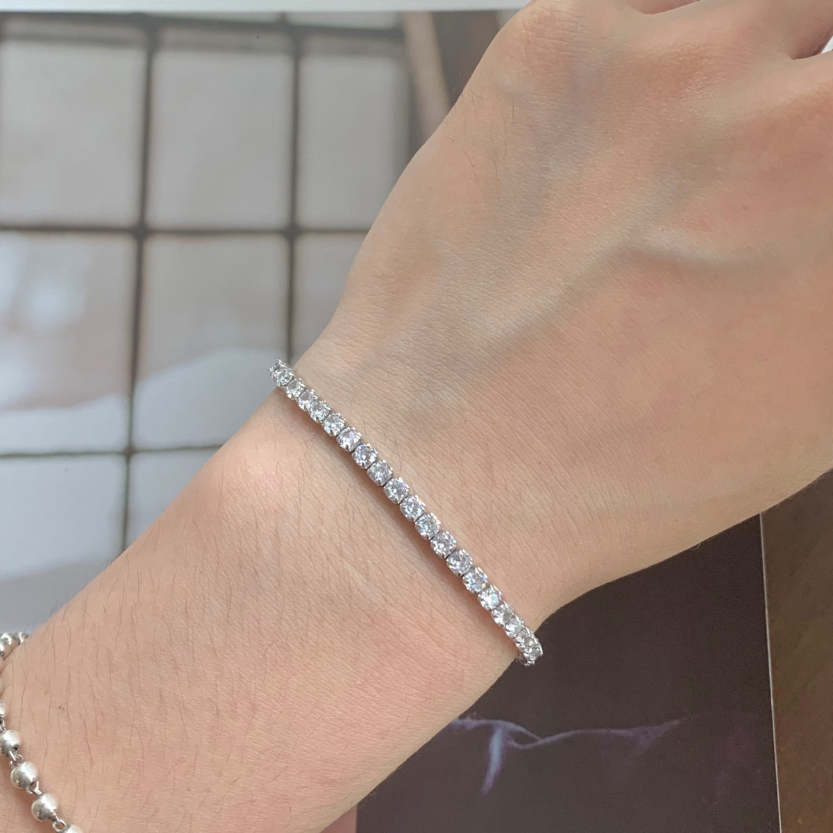 [Luxe Jewelry]Sparkling Round Cut Daily Bracelet