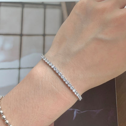 [Luxe Jewelry]Sparkling Round Cut Daily Bracelet
