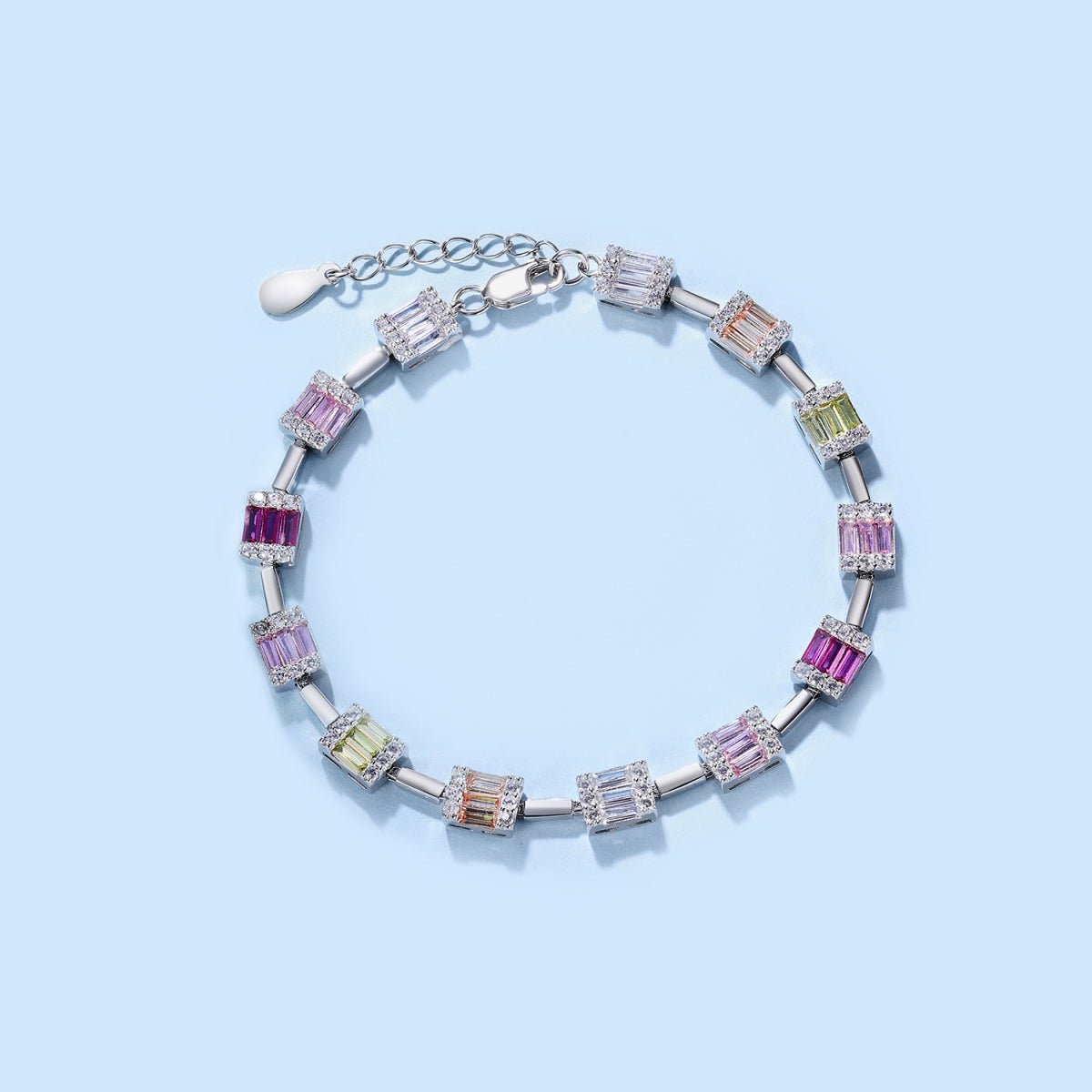 [Luxe Jewelry]Dainty Charming Emerald Cut Daily Bracelet