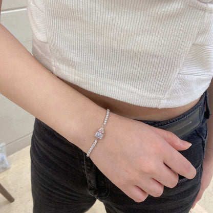 [Luxe Jewelry]Dazzling Unique Multi Shape Lover Bracelet
