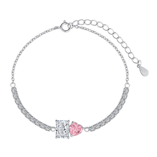 [Luxe Jewelry]Dazzling Unique Multi Shape Lover Bracelet