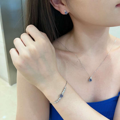 [Luxe Jewelry]Luxurious Heart Of The Ocean Bracelet