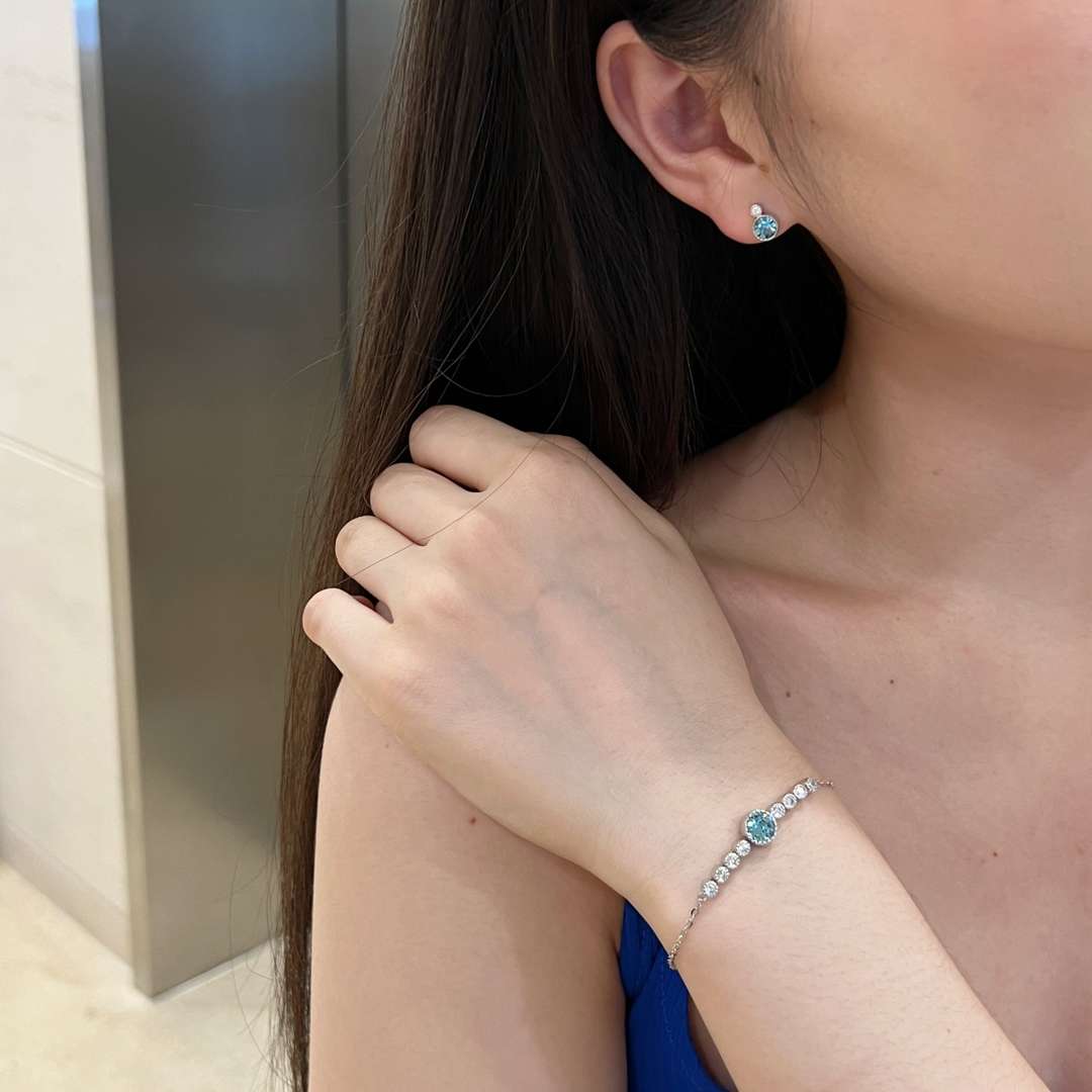 [Luxe Jewelry]Luxurious Heart Of The Ocean Bracelet