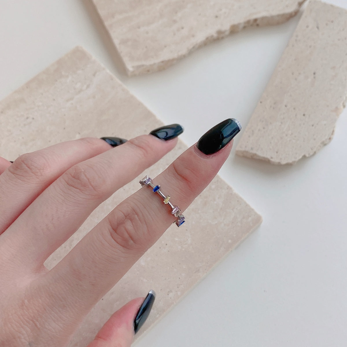 [Luxe Jewelry]Unique Trapezoid Cut Daily Ring
