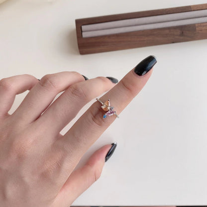 [Luxe Jewelry]Radiant Colorful Multi Cut Daily Ring