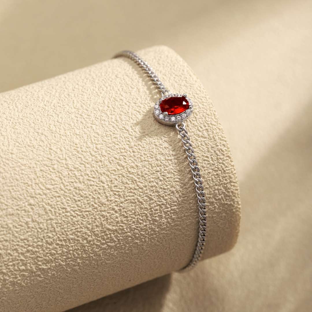 [Luxe Jewelry]Exquisite Oval Shape Bracelet