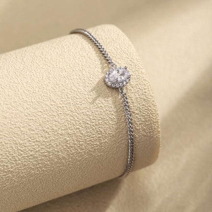 [Luxe Jewelry]Exquisite Oval Shape Bracelet