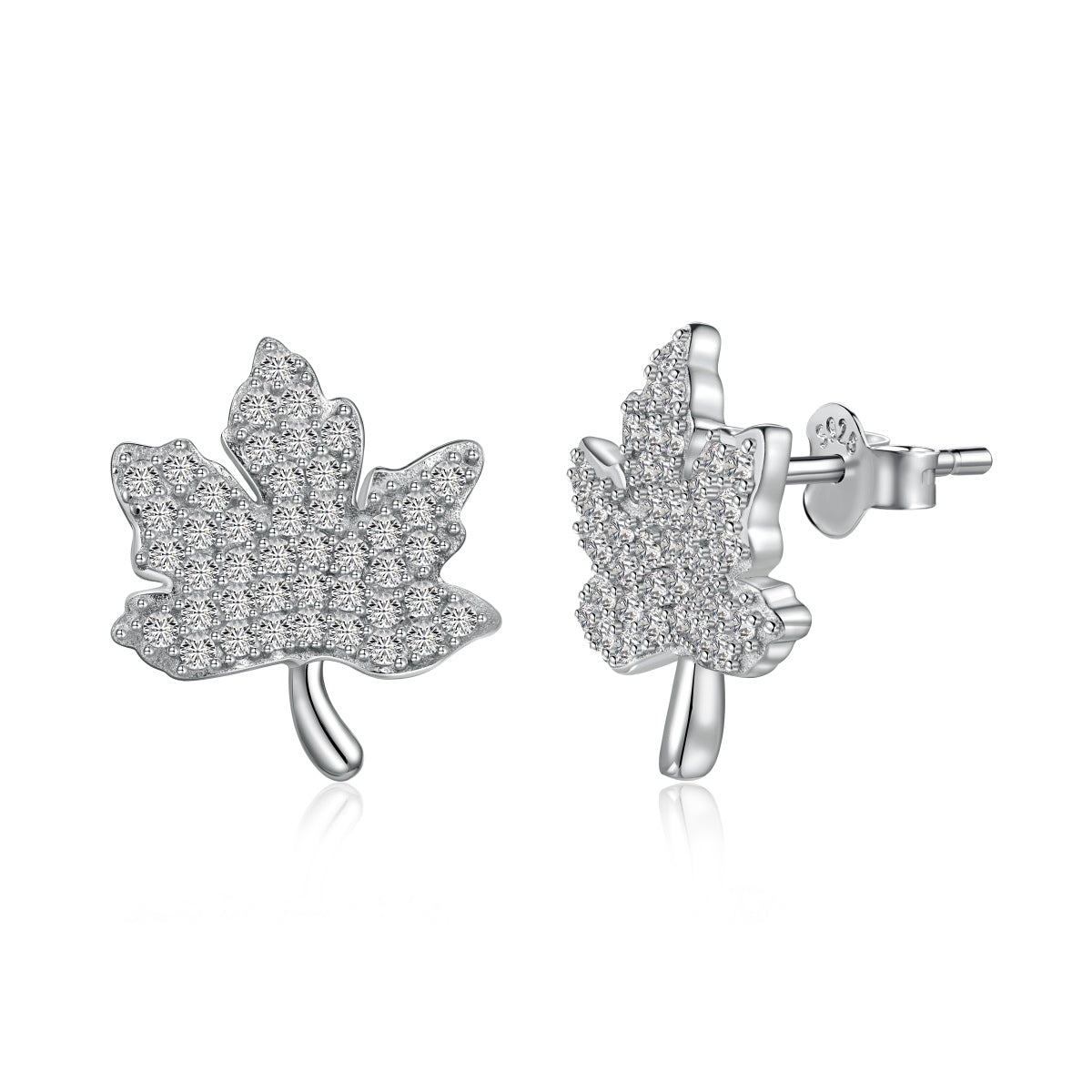 [Luxe Jewelry]Exquisite Maple Leaf Design Earrings