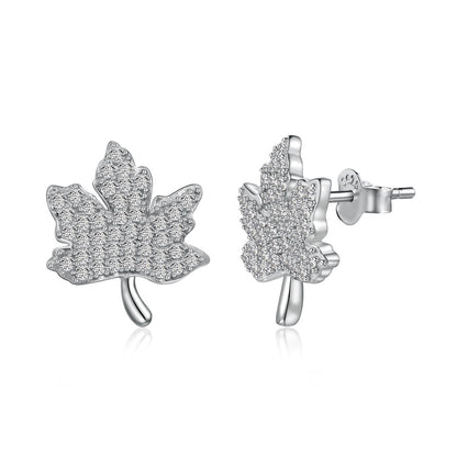 [Luxe Jewelry]Exquisite Maple Leaf Design Earrings