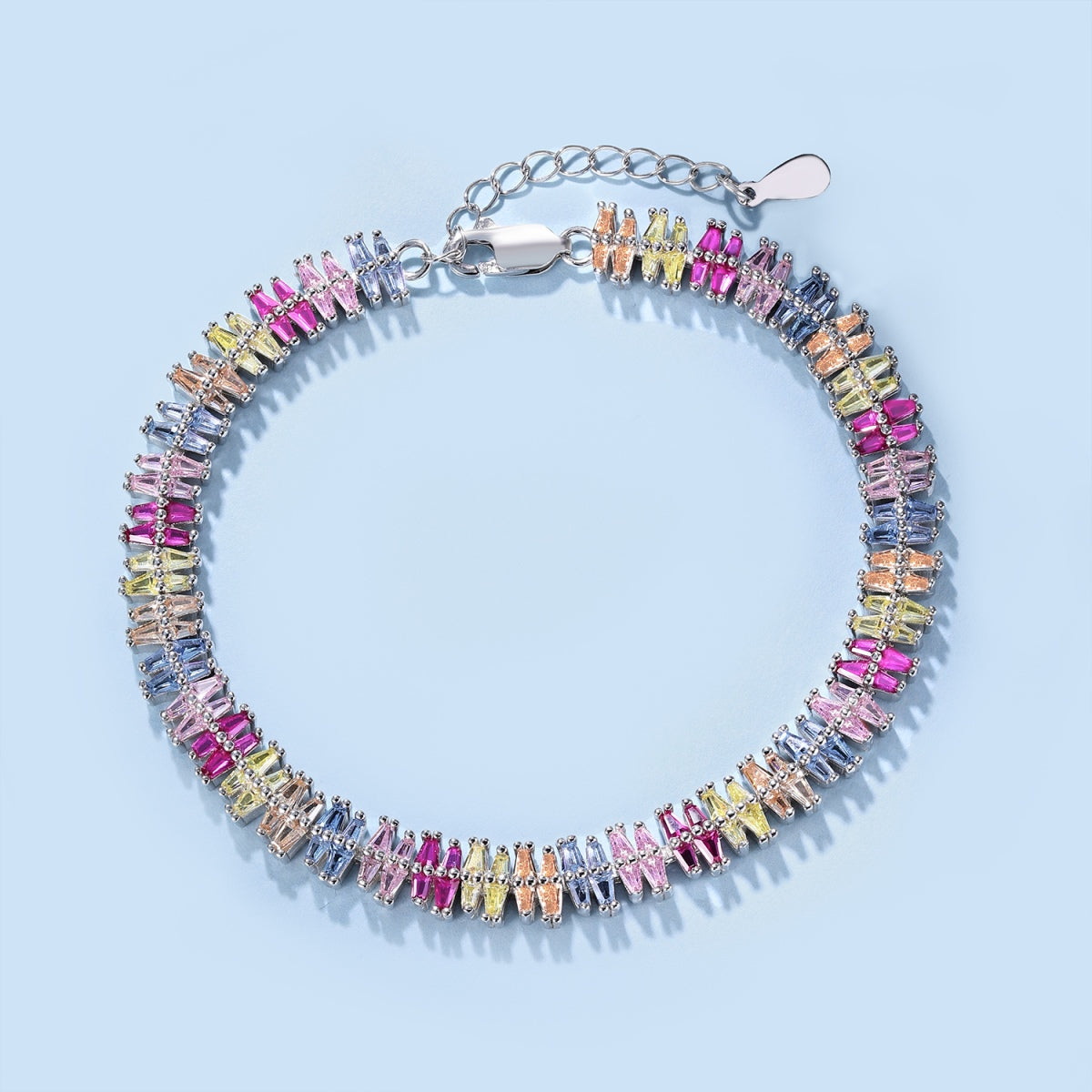 [Luxe Jewelry]Sparkling Exquisite Multi Cut Party Bracelet