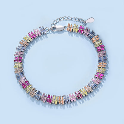 [Luxe Jewelry]Sparkling Exquisite Multi Cut Party Bracelet
