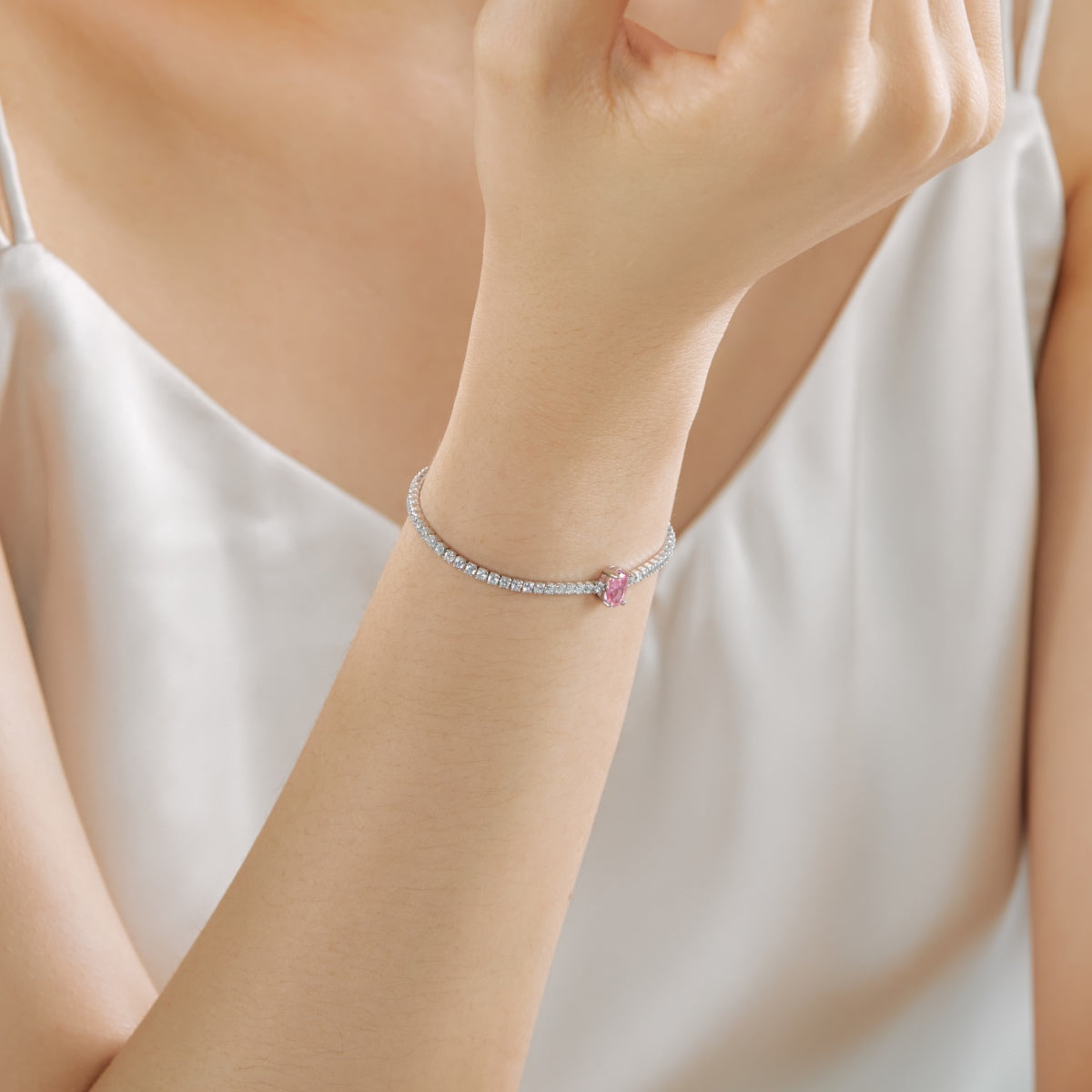 [Luxe Jewelry]0.75 Carat Exquisite Oval Cut Daily Bracelet