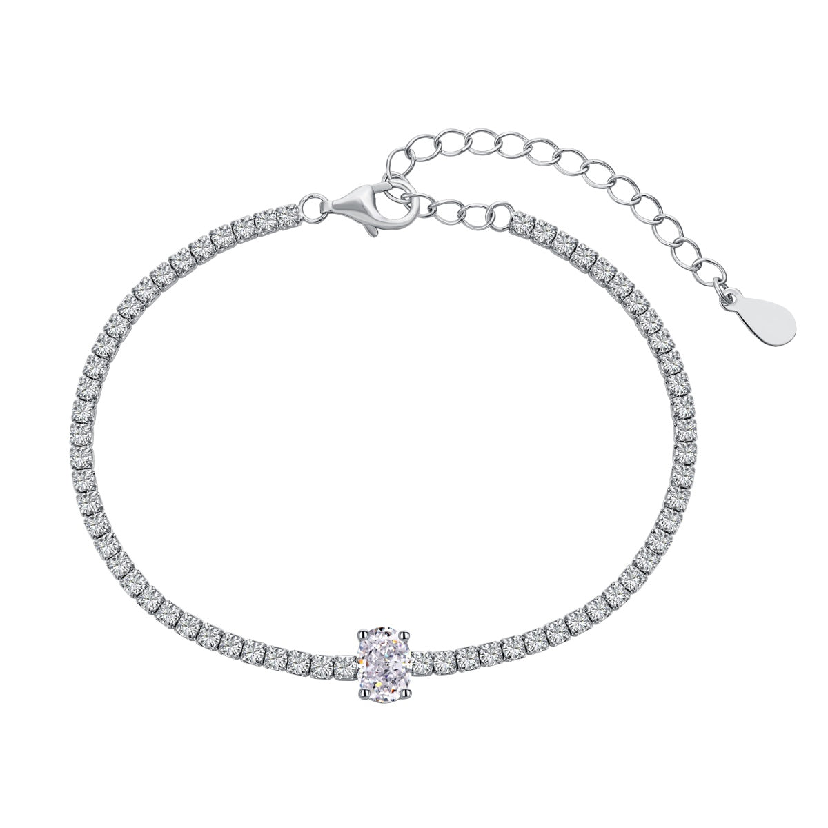 [Luxe Jewelry]0.75 Carat Exquisite Oval Cut Daily Bracelet