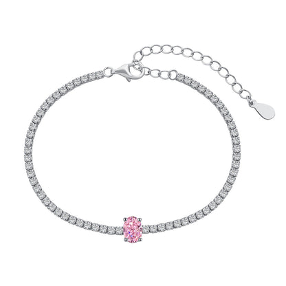 [Luxe Jewelry]0.75 Carat Exquisite Oval Cut Daily Bracelet