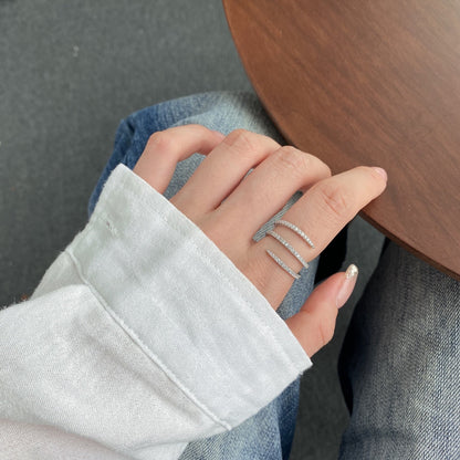 [Luxe Jewelry]Unique Vibrant Entangle Daily Ring