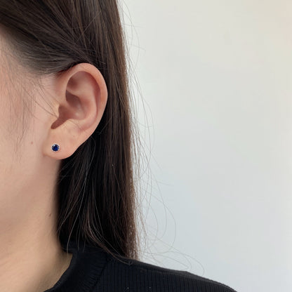 [Bijoux de luxe] Boucles d'oreilles rondes colorées et étincelantes