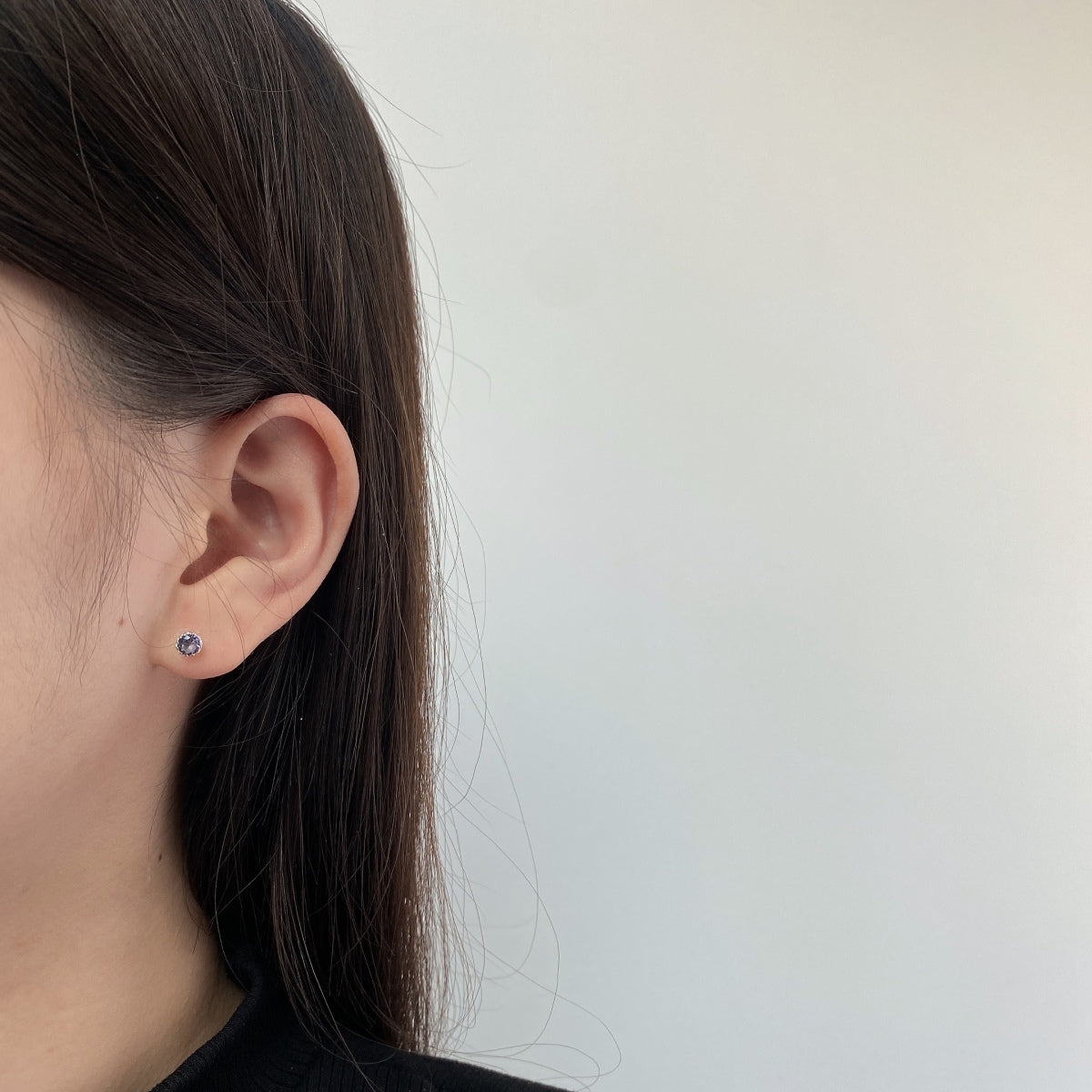 [Bijoux de luxe] Boucles d'oreilles rondes colorées et étincelantes
