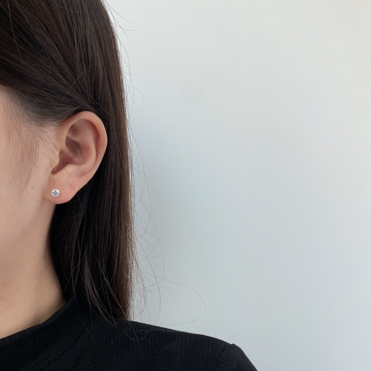 [Bijoux de luxe] Boucles d'oreilles rondes colorées et étincelantes