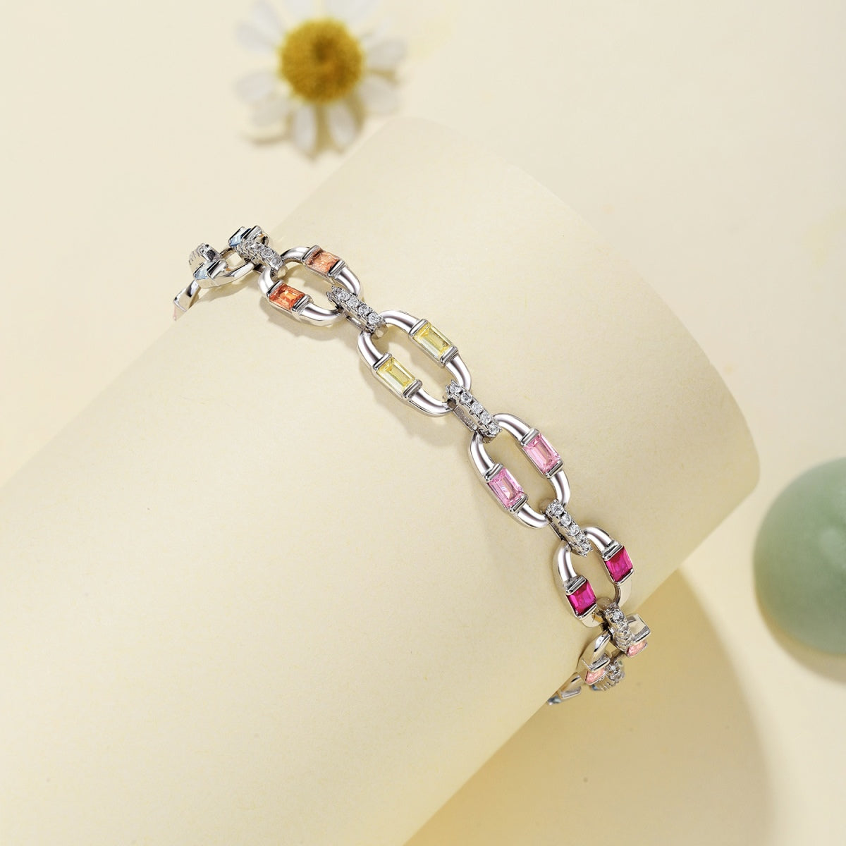 [Luxe Jewelry]Dazzling Colorful Daily Bracelet