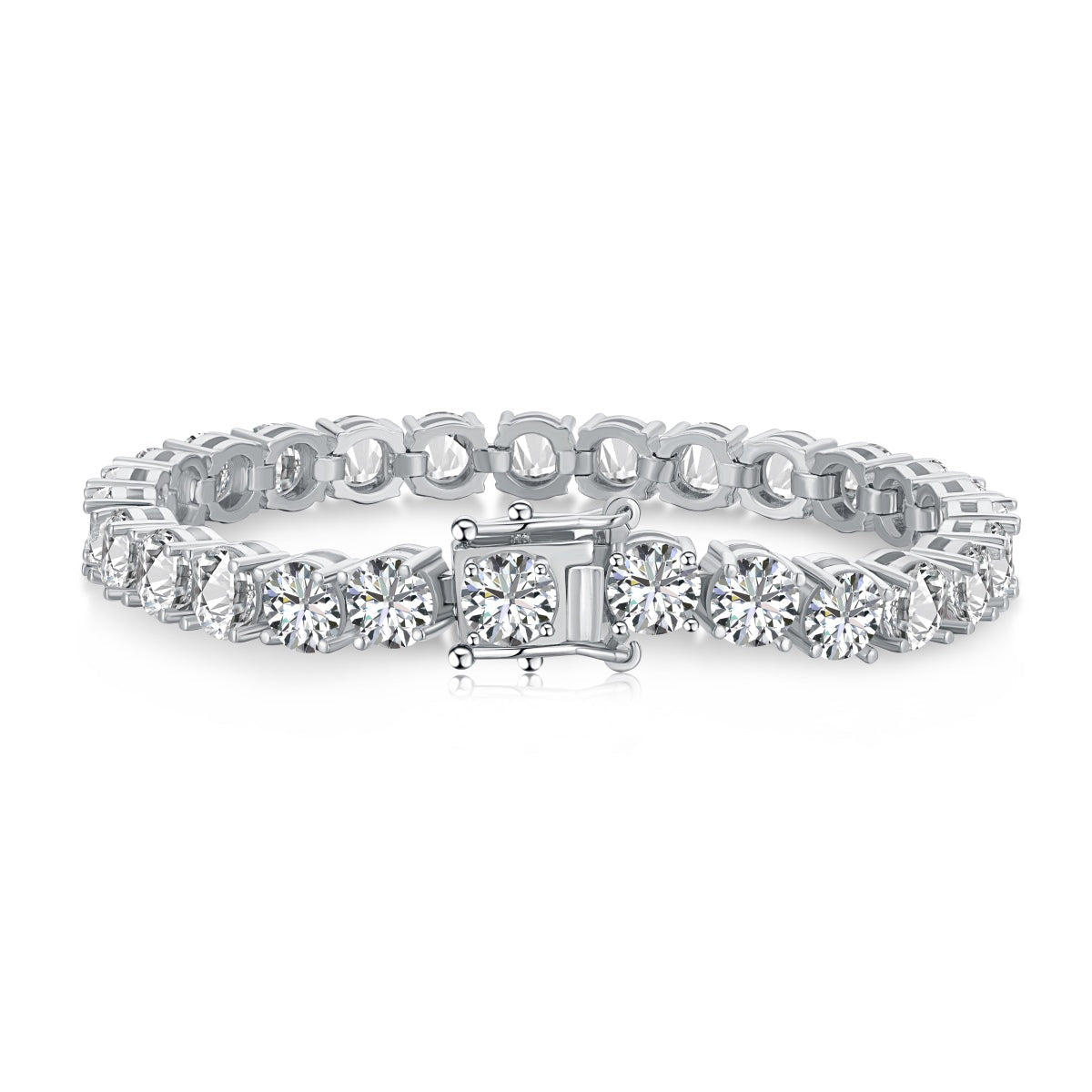 [Luxe Jewelry]0.75 Carat Dazzling Round Cut Wedding Bracelet