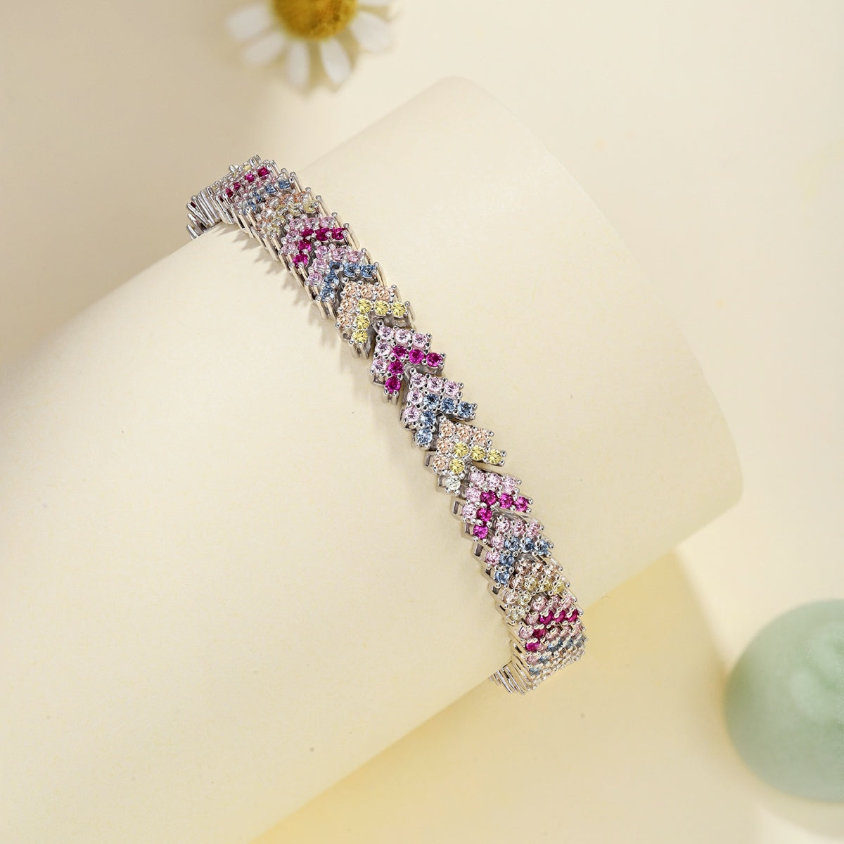 [Luxe Jewelry]Ornate Sparkling Round Cut Party Bracelet