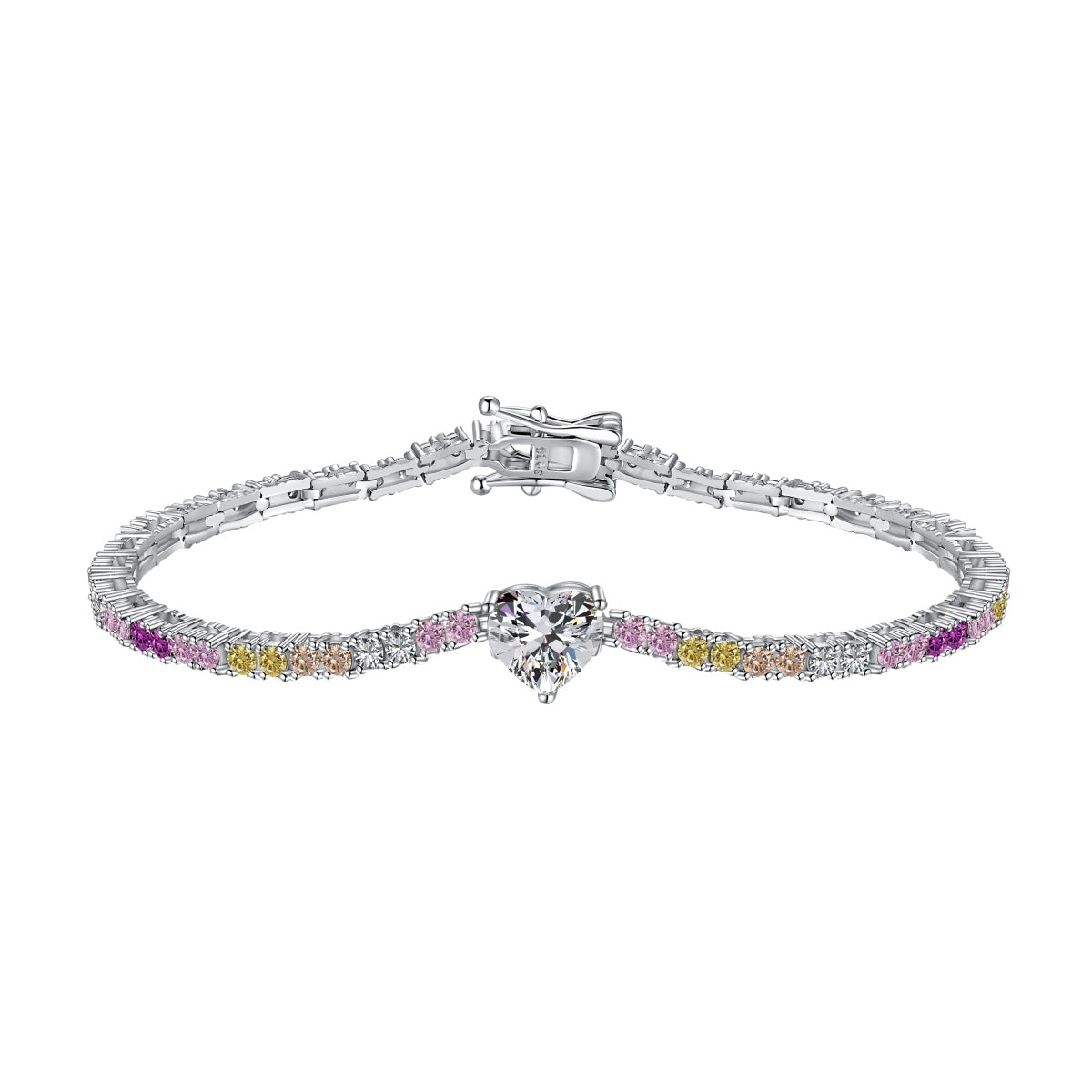 [Luxe Jewelry]Delicate Romantic Heart Shape Lover Bracelet