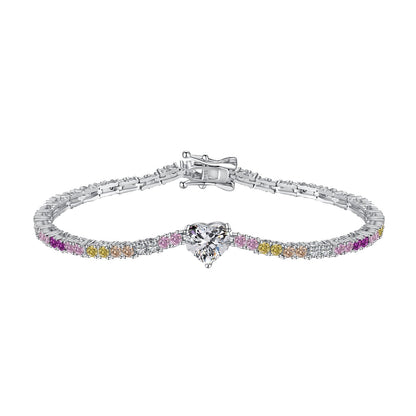 [Luxe Jewelry]Delicate Romantic Heart Shape Lover Bracelet