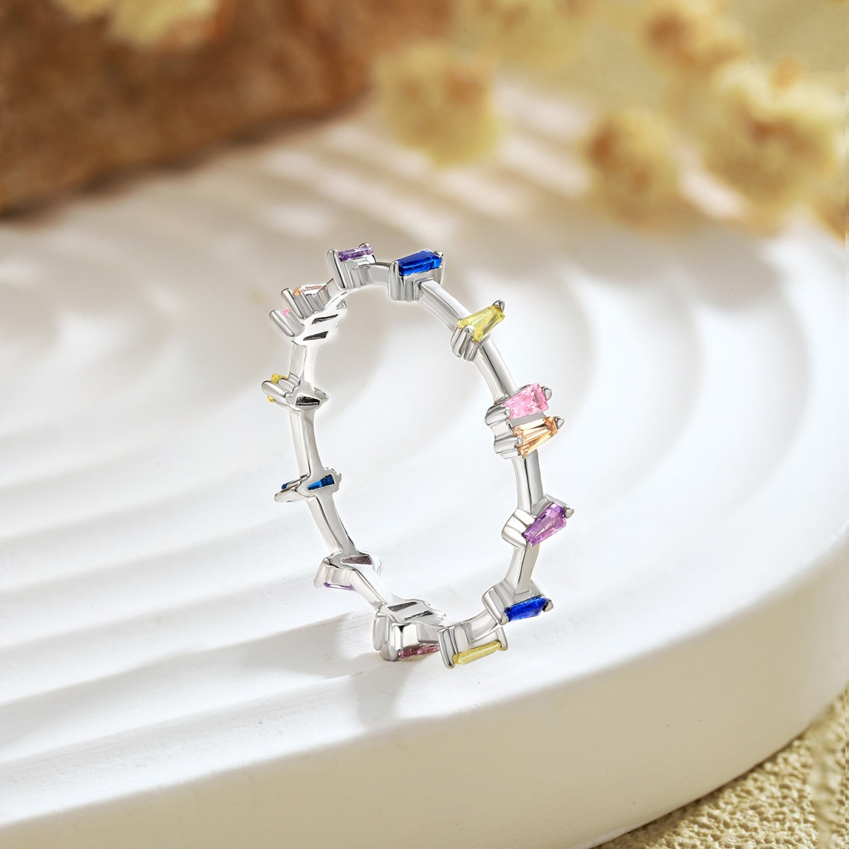 [Luxe Jewelry]Unique Trapezoid Cut Daily Ring