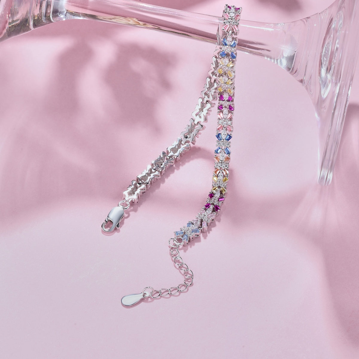 [Luxe Jewelry]Radiant Colorful Emerald Cut Party Bracelet
