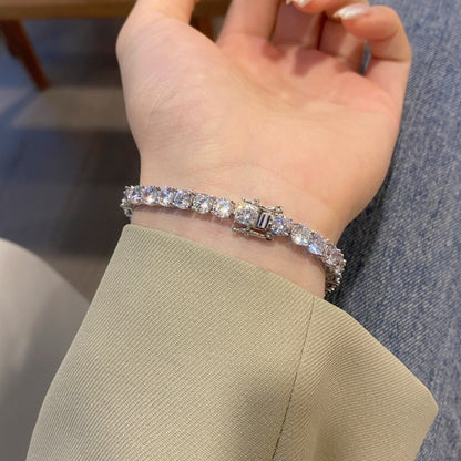 [Luxe Jewelry]Ornate Sparkling Round Cut Wedding Bracelet