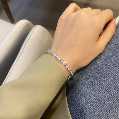 [Luxe Jewelry]Ornate Sparkling Round Cut Wedding Bracelet