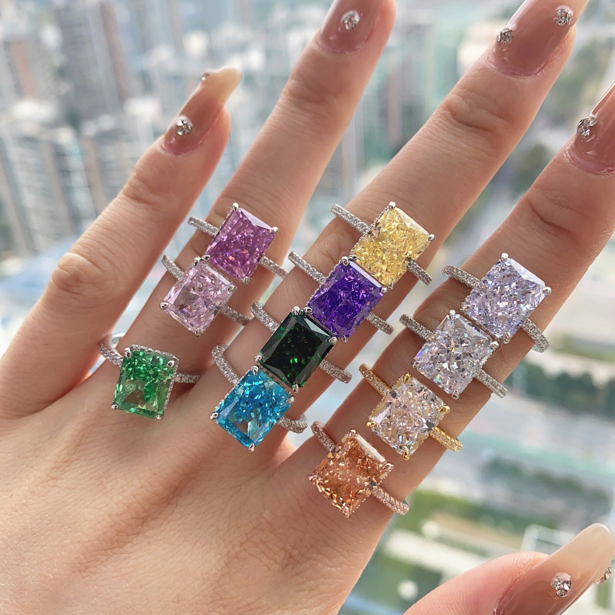 [Luxe Jewelry]4.0 Carat Luxurious Engagement Ring
