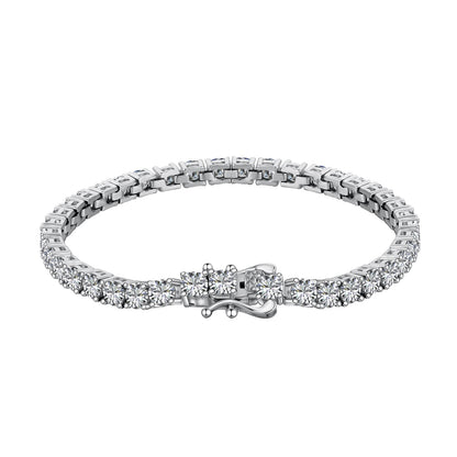 [Luxe Jewelry]Luxurious Ornate Round Cut Tennis Bracelet