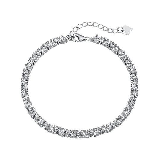 [Luxe Jewelry]Dazzling Romantic Heart Shape Lover Bracelet