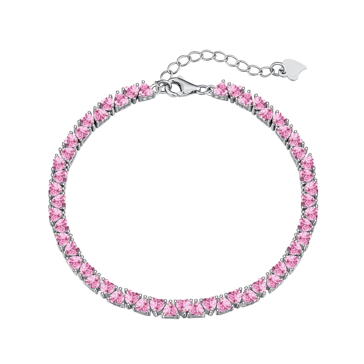 [Luxe Jewelry]Dazzling Romantic Heart Shape Lover Bracelet