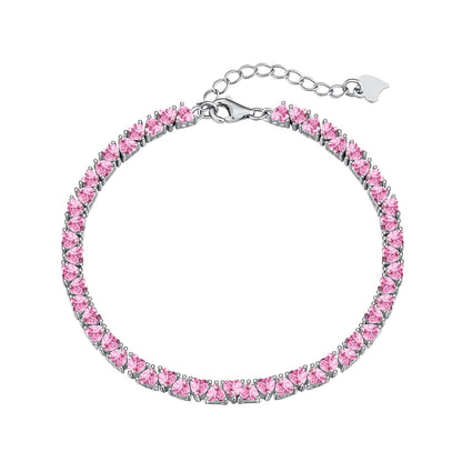 [Luxe Jewelry]Dazzling Romantic Heart Shape Lover Bracelet
