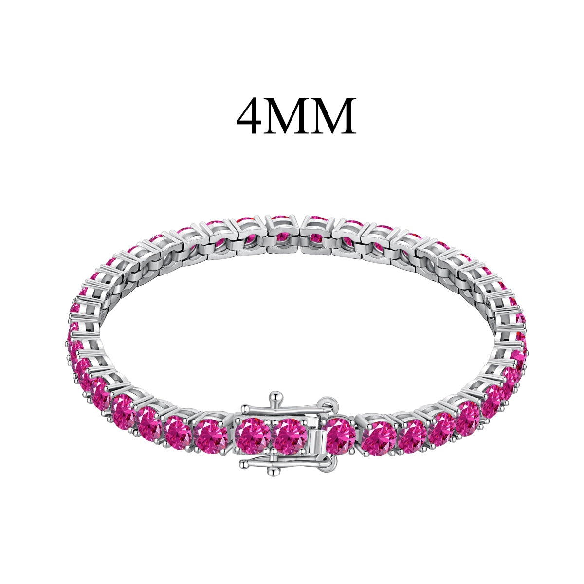 [Luxe Jewelry]Radiant Colorful Round Cut Party Bracelet