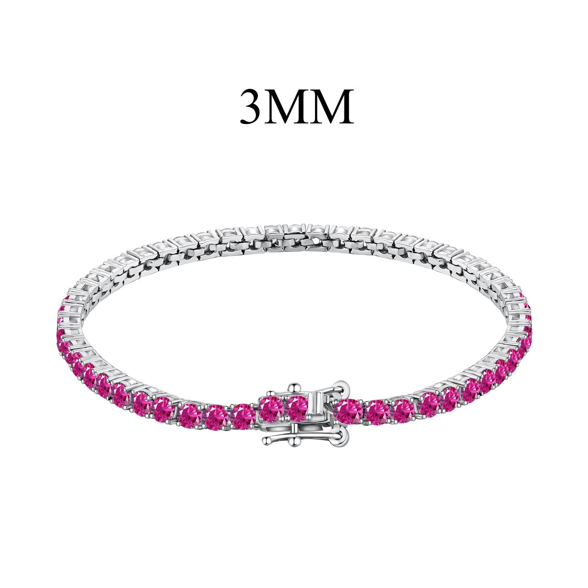[Luxe Jewelry]Radiant Colorful Round Cut Party Bracelet