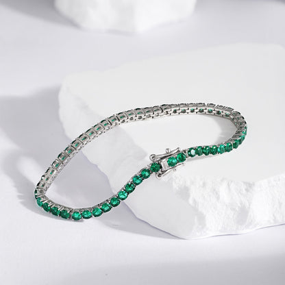 [Luxe Jewelry]Radiant Colorful Round Cut Party Bracelet